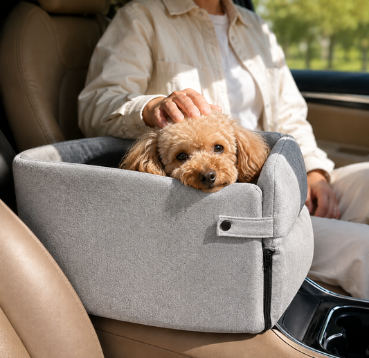 Keep Your Pet Comfortable on Every Ride – Portable Car Seat Bed for Small Dogs & Cats