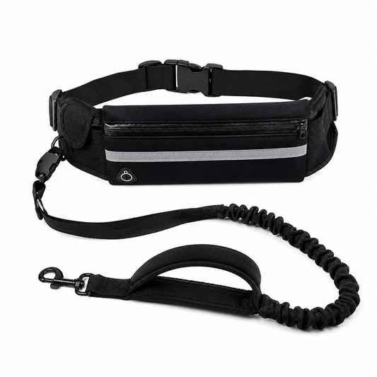 Hands-Free Dog Leash & Walking Belt with Bungee