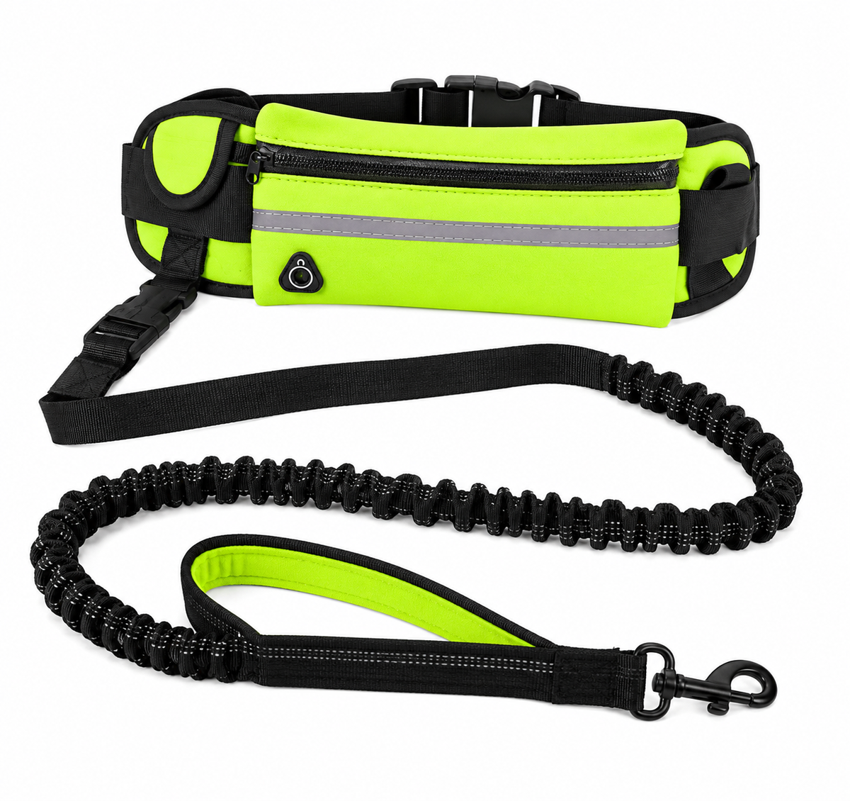 Hands-Free Dog Leash & Walking Belt with Bungee