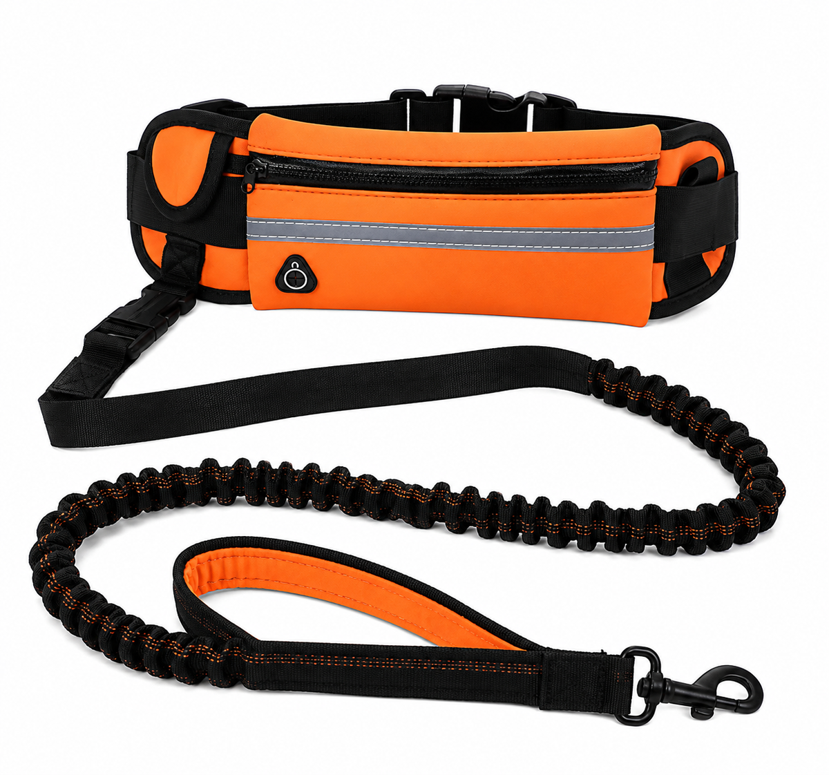 Hands-Free Dog Leash & Walking Belt with Bungee
