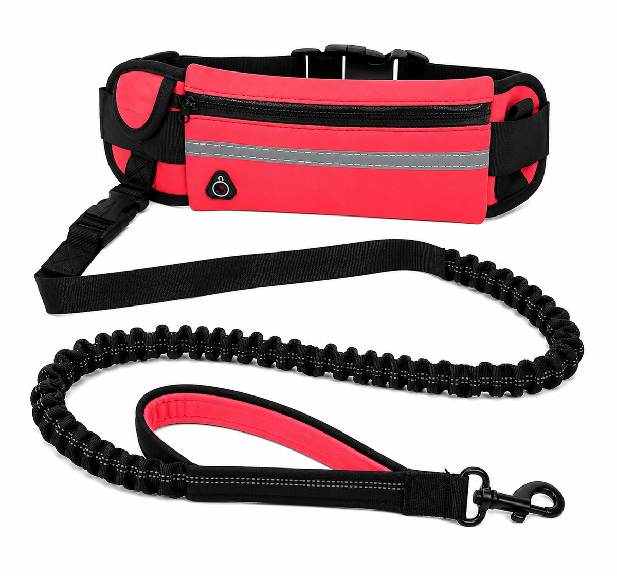 Hands-Free Dog Leash & Walking Belt with Bungee