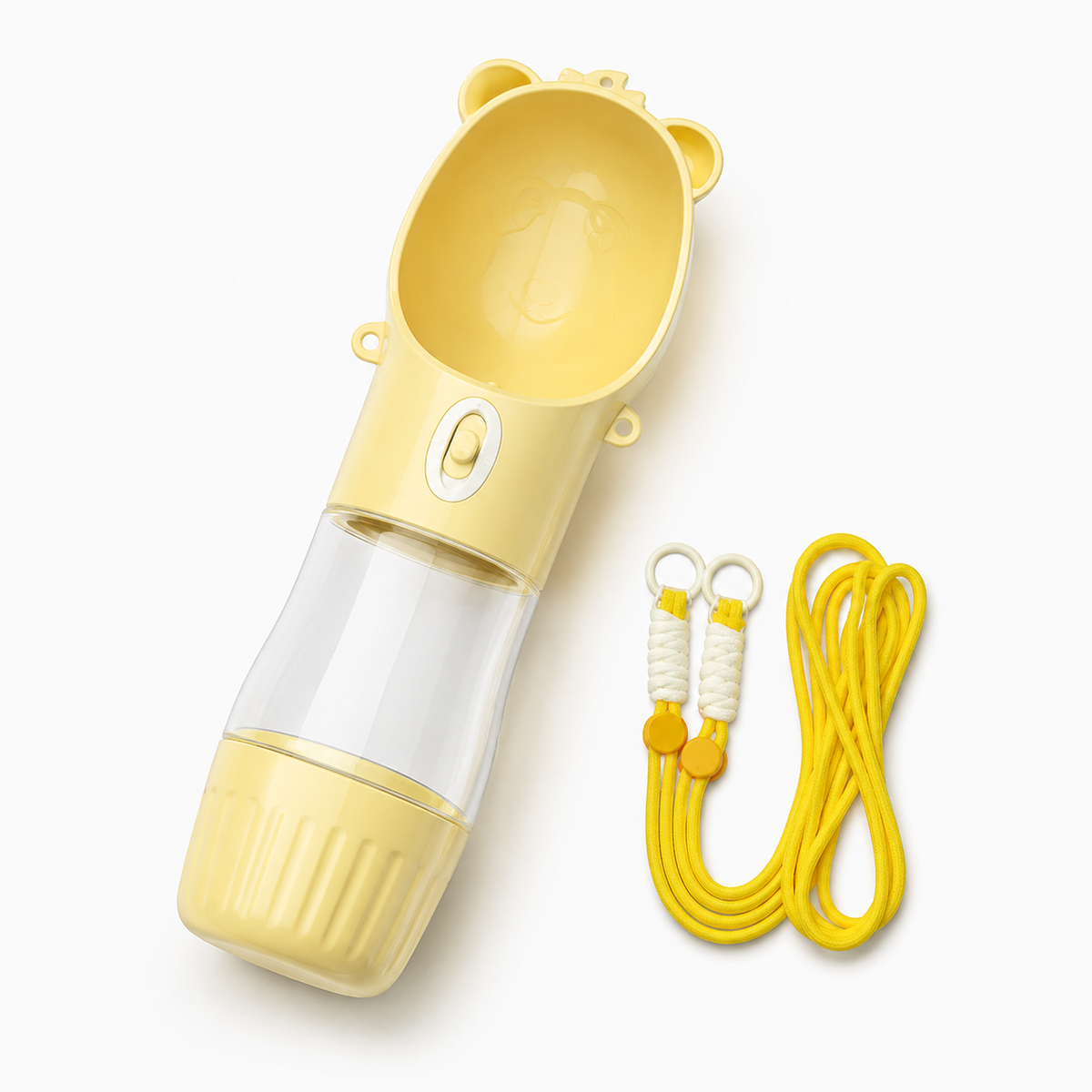 Keep Your Dog Hydrated Anywhere – 2-in-1 Portable Water Bottle with Bowl