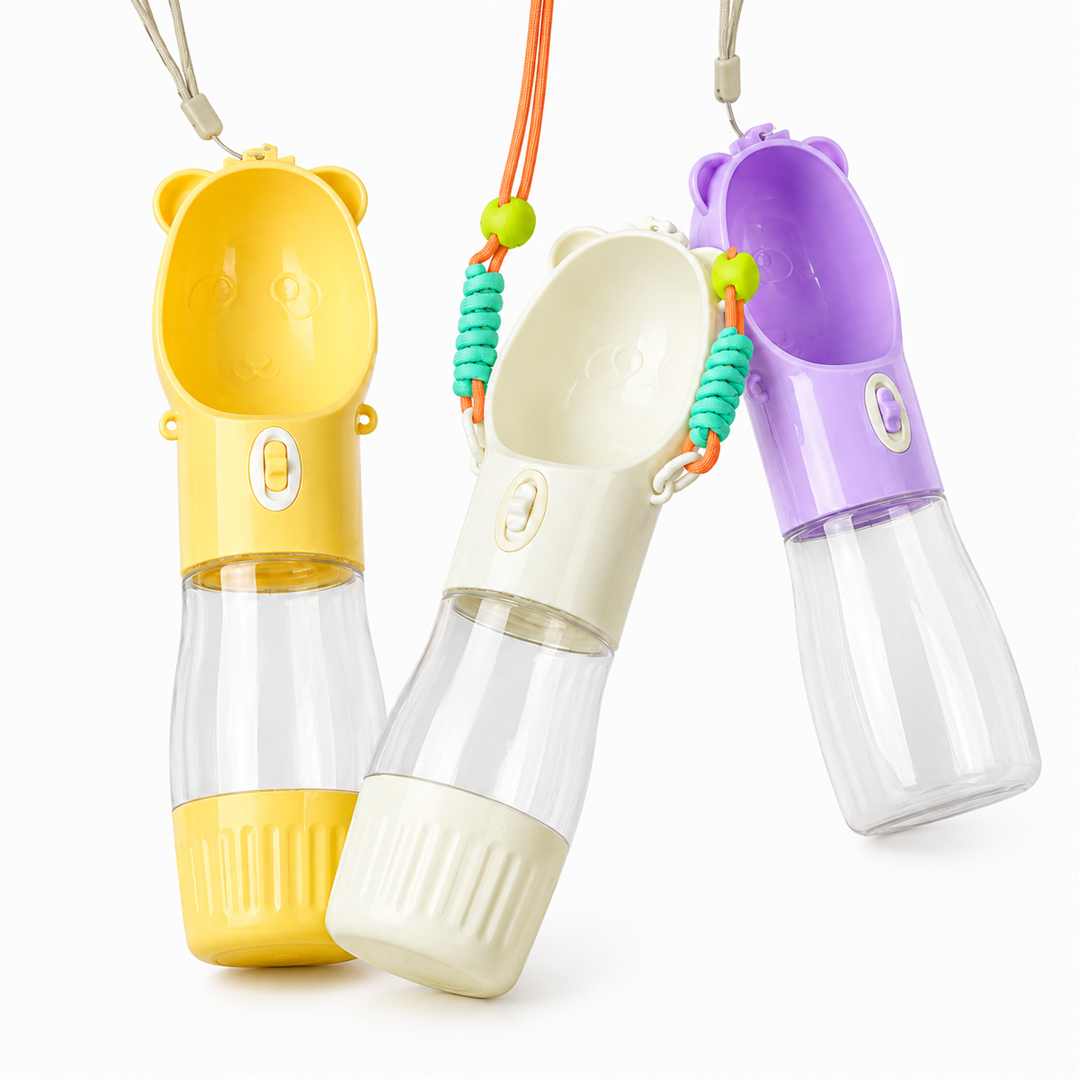Keep Your Dog Hydrated Anywhere – 2-in-1 Portable Water Bottle with Bowl