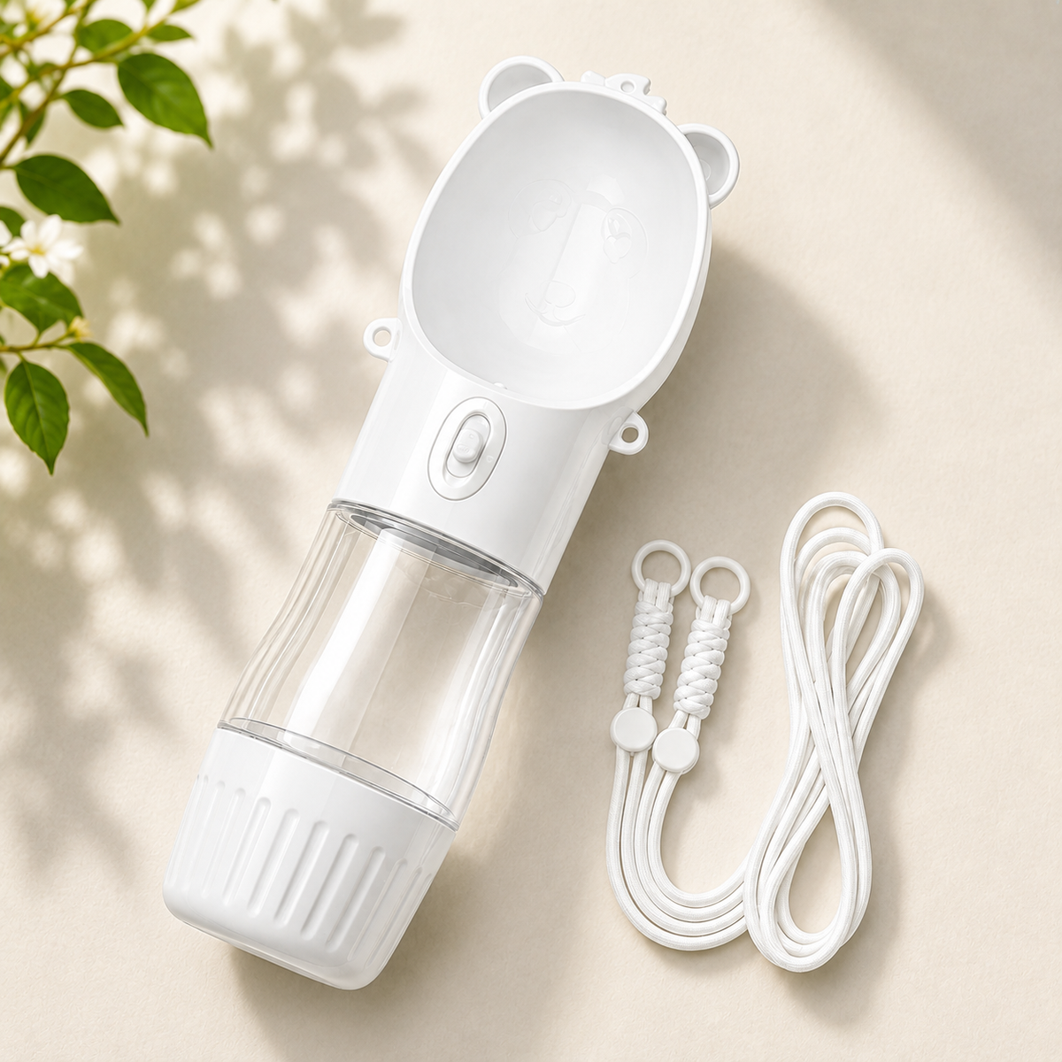 Keep Your Dog Hydrated Anywhere – 2-in-1 Portable Water Bottle with Bowl