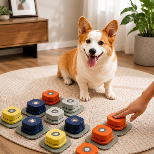 Pet Communication Button – Recordable Dog Talking Button for Training & Interactive Play