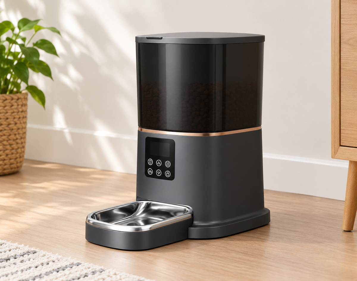 Smart Automatic Pet Feeder – Timed Food Dispenser for Dogs & Cats