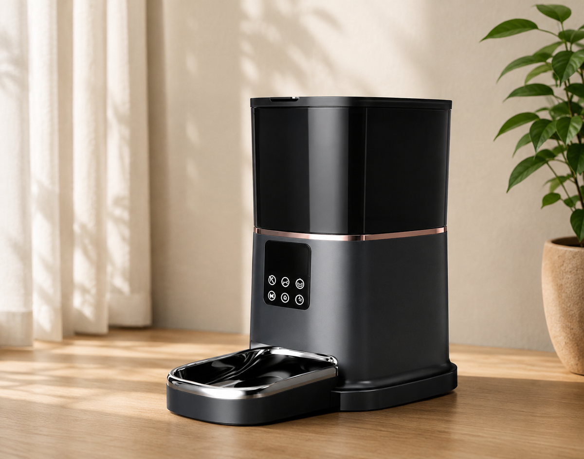 Smart Automatic Pet Feeder – Timed Food Dispenser for Dogs & Cats